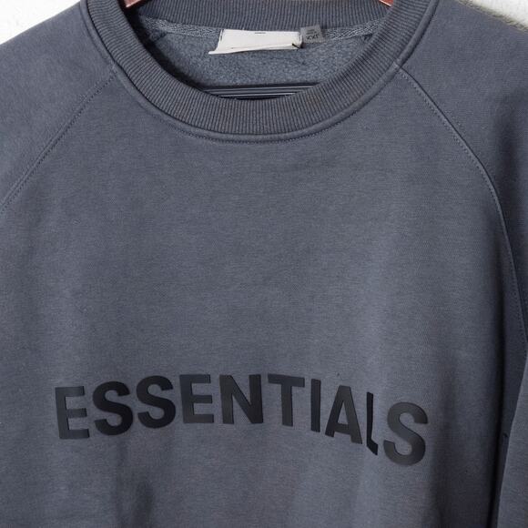 Fear of God Essentials Crewneck Sweatshirt Gray Size XXL Streetstyle - Picture 3 of 10